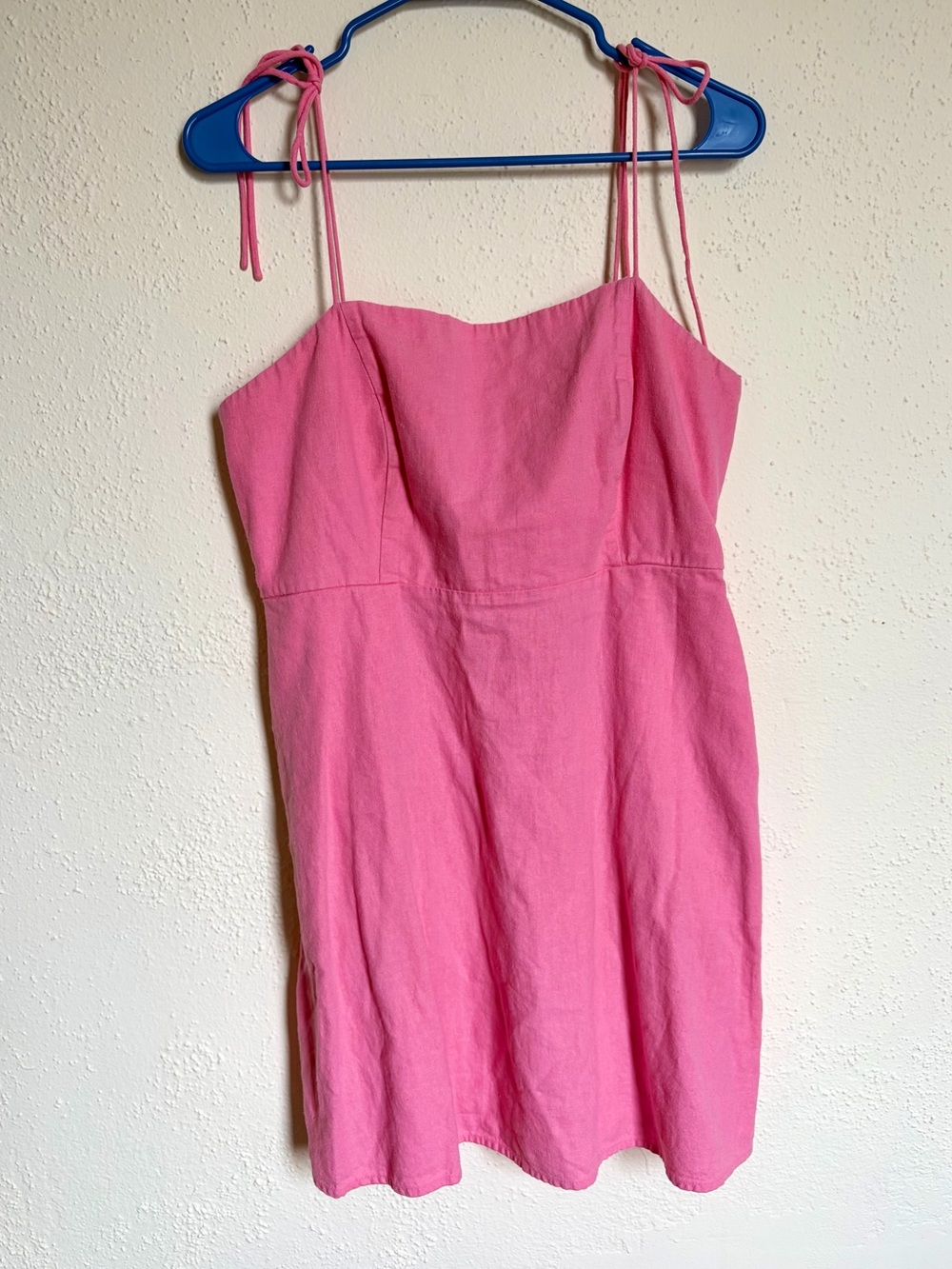 Old Navy Linen Blend Tie Strap Dress